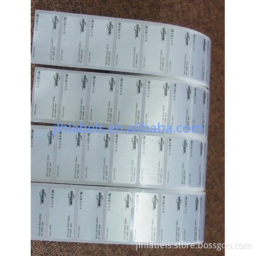 20X40mm 50U Durable Films Matte Chrome PET Label